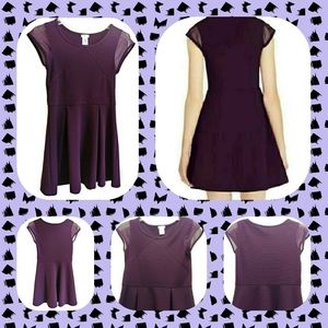 Sally Miller Girls Junior Mesh Cap Sleeve Dress